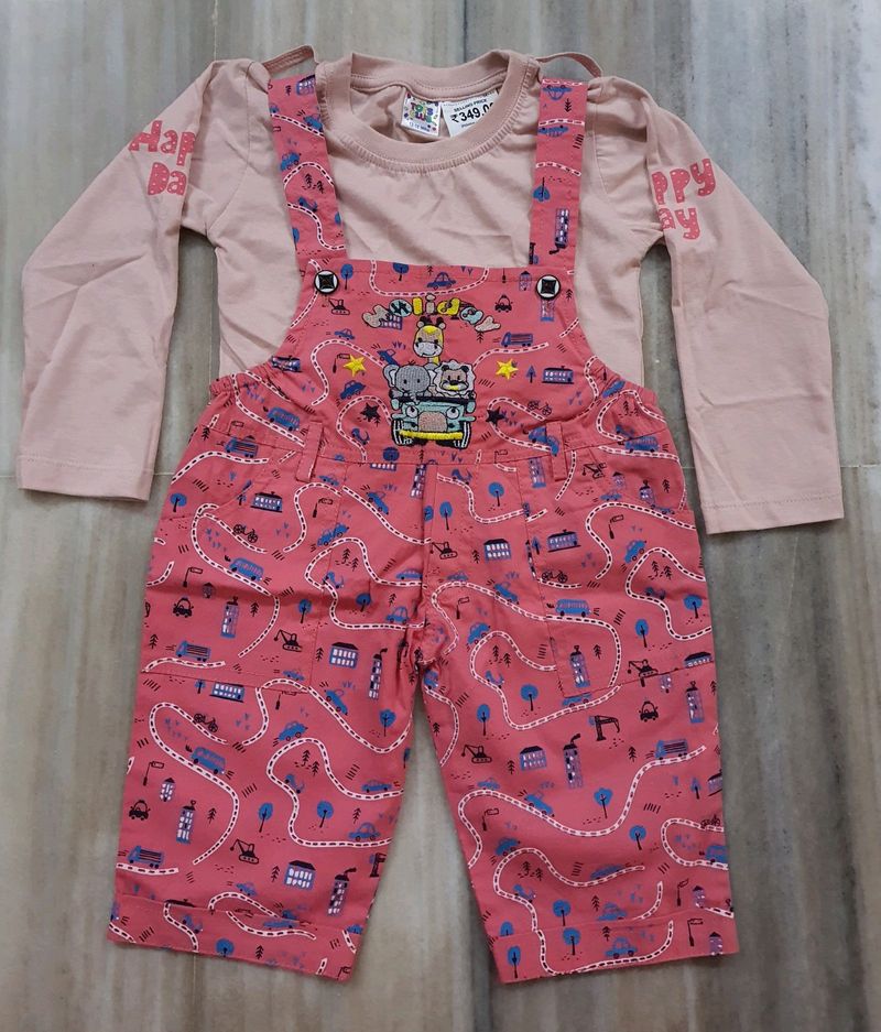 Baby Boy Overall Set/Dungaree Set