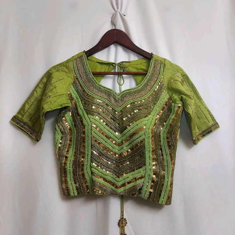 Handworked Choli Blouse (No Skirt)