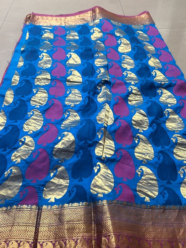 South Pattu Saree No Blouse