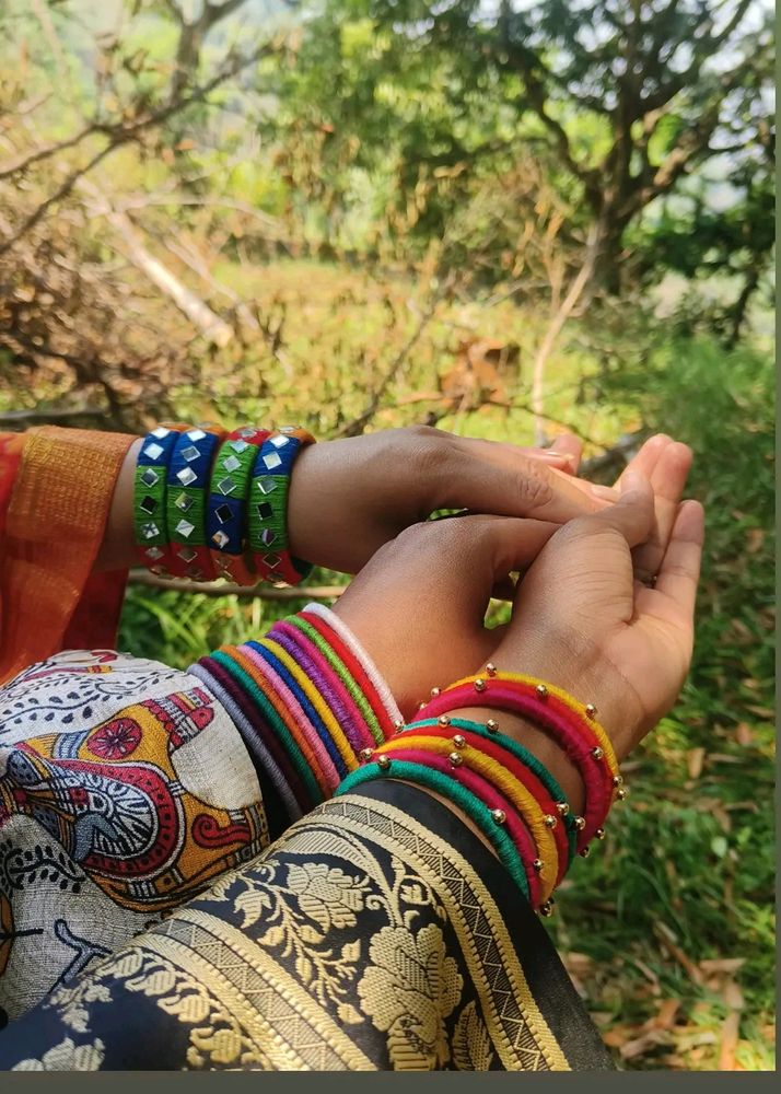 Handmade multicolour Bangles