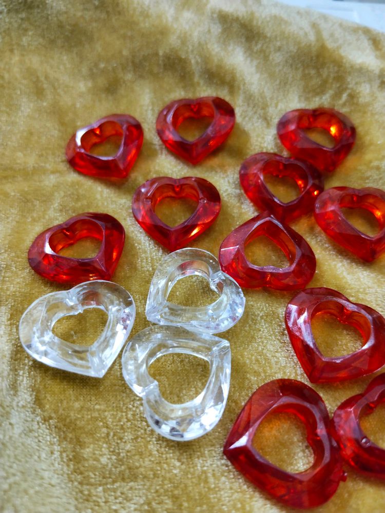 Half Kg Heart Shape Beads