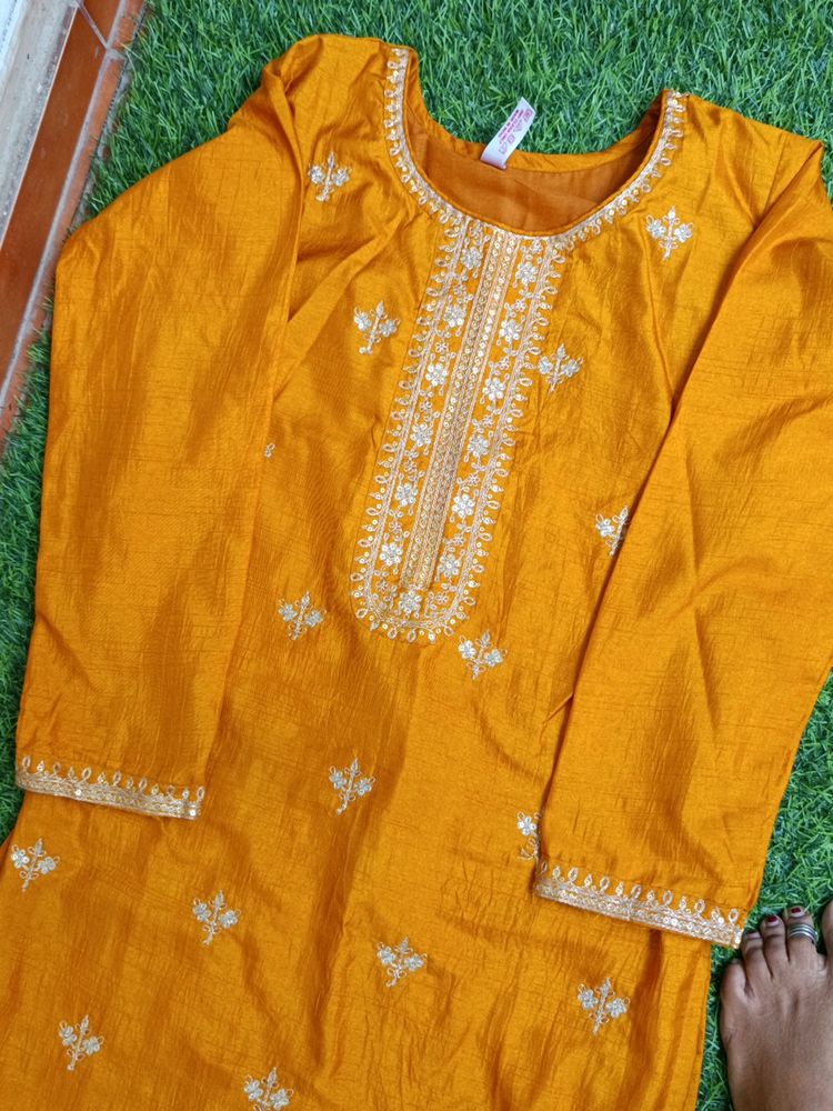 Beautiful Chanderi Silk Kurti