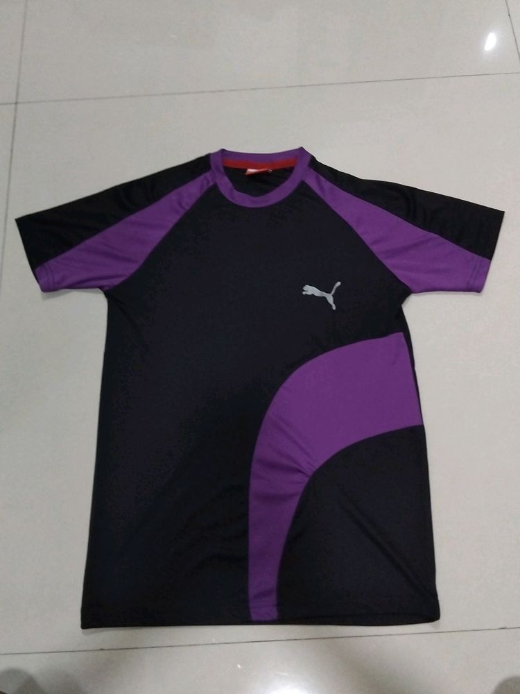 PUMA RUNNING JERSEY (🟣⚫️)