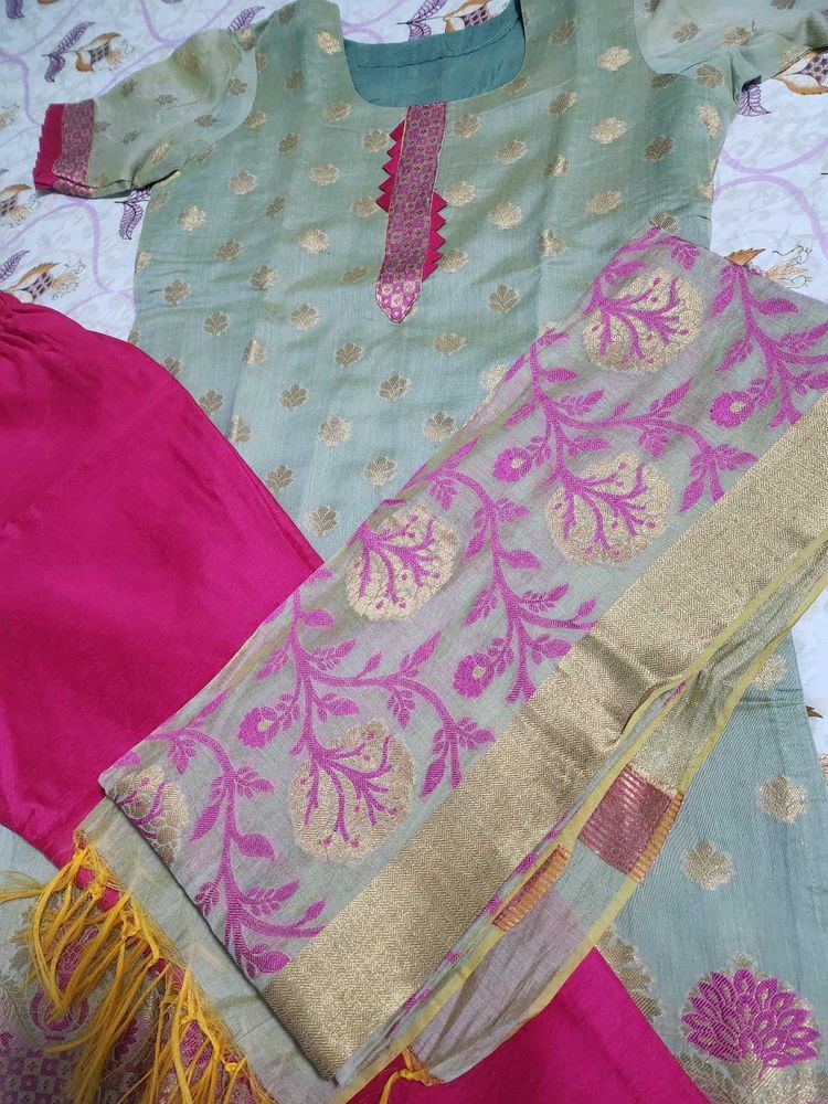 Banarasi Silk Kurta Set