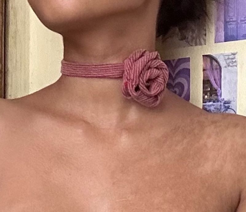 Y2k Rosette Choker Scarf 🎀