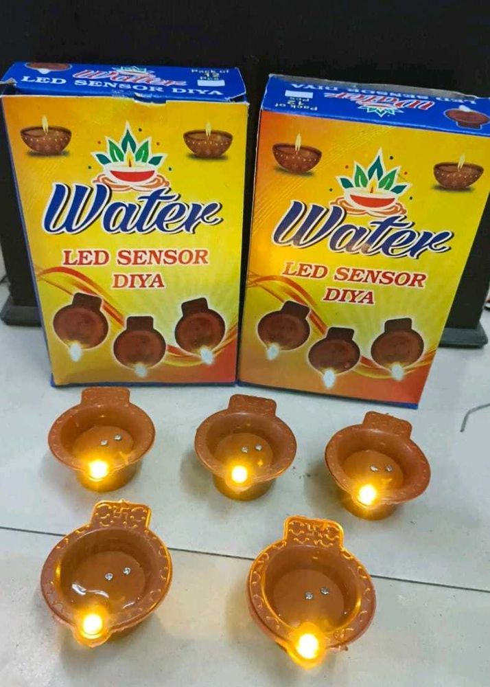 lighting Diya with sensor (set of 6 pieces)