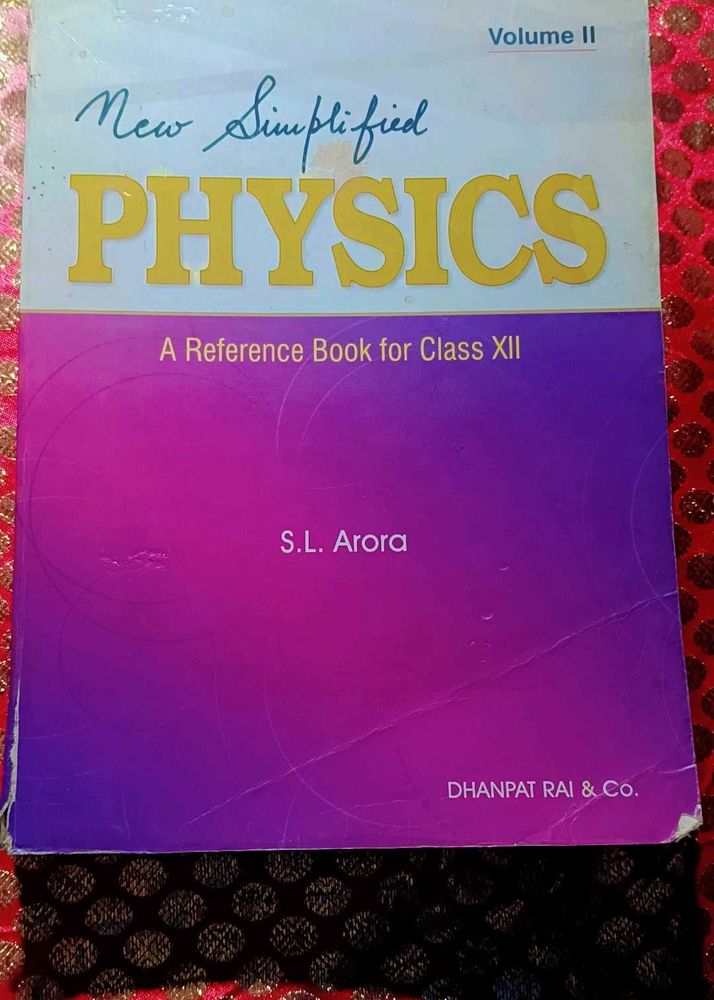 New Simplified Physics Vol2 RefrenceBookForClass12