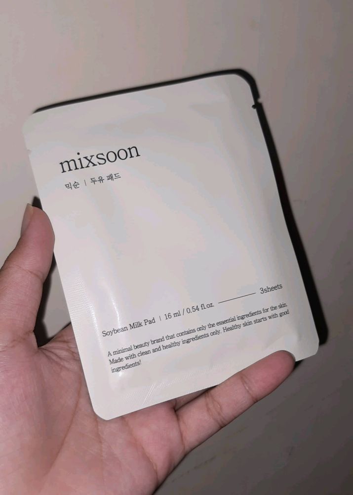 Mixsoon Korean Skincare Soybean Milk Pad