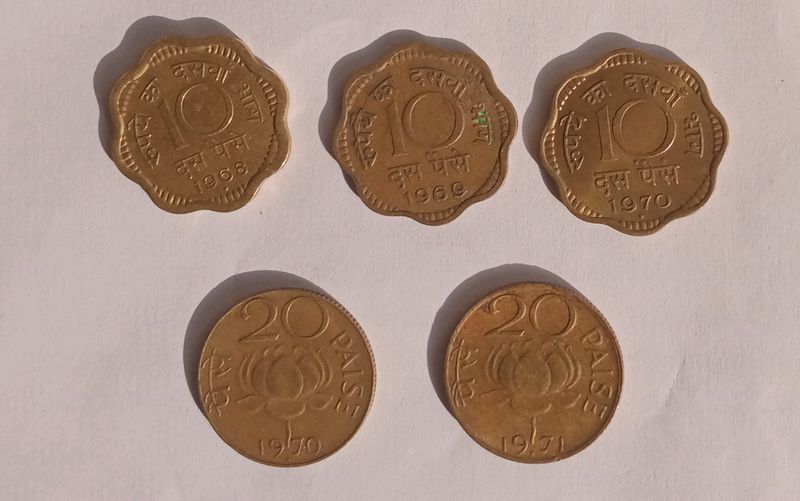 Coins - Set Of 5 - India