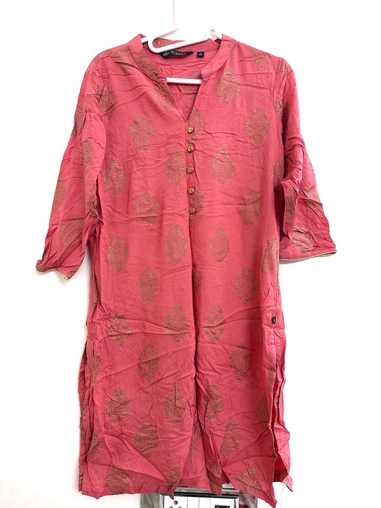 Peach Kurta