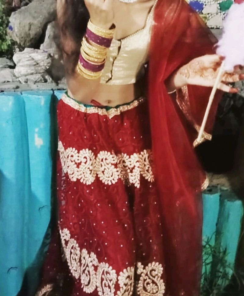 Lehenga+Blouse+Dupatta