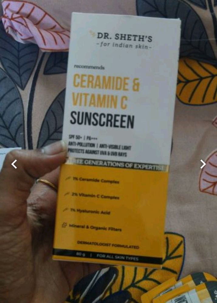 Big Size 80 G Dr Seth Sunscreen New Sealed Pack