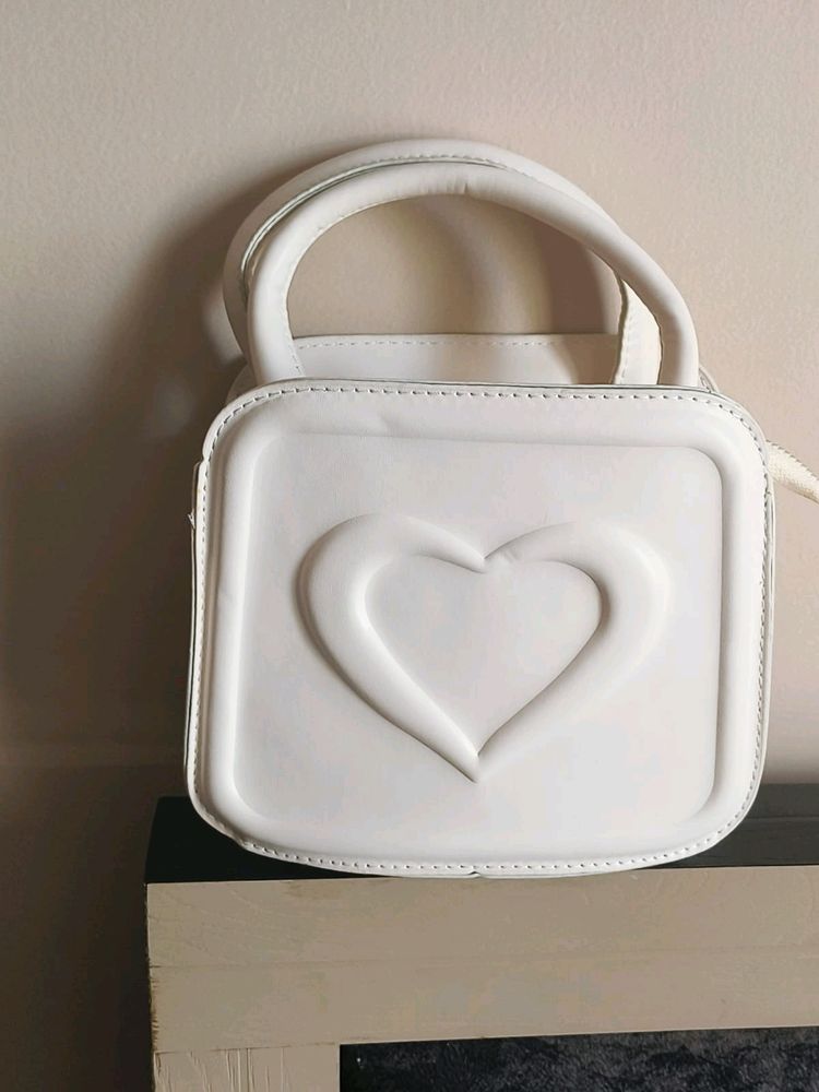 White Handbag