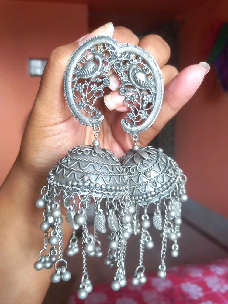 Trendy Oxidized Jhumka