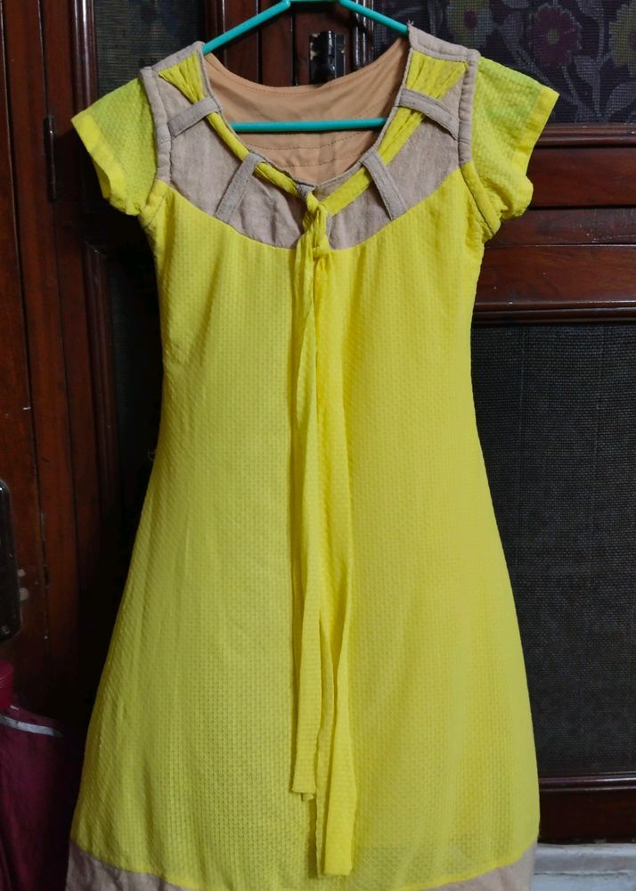 Yellow Shift Dress