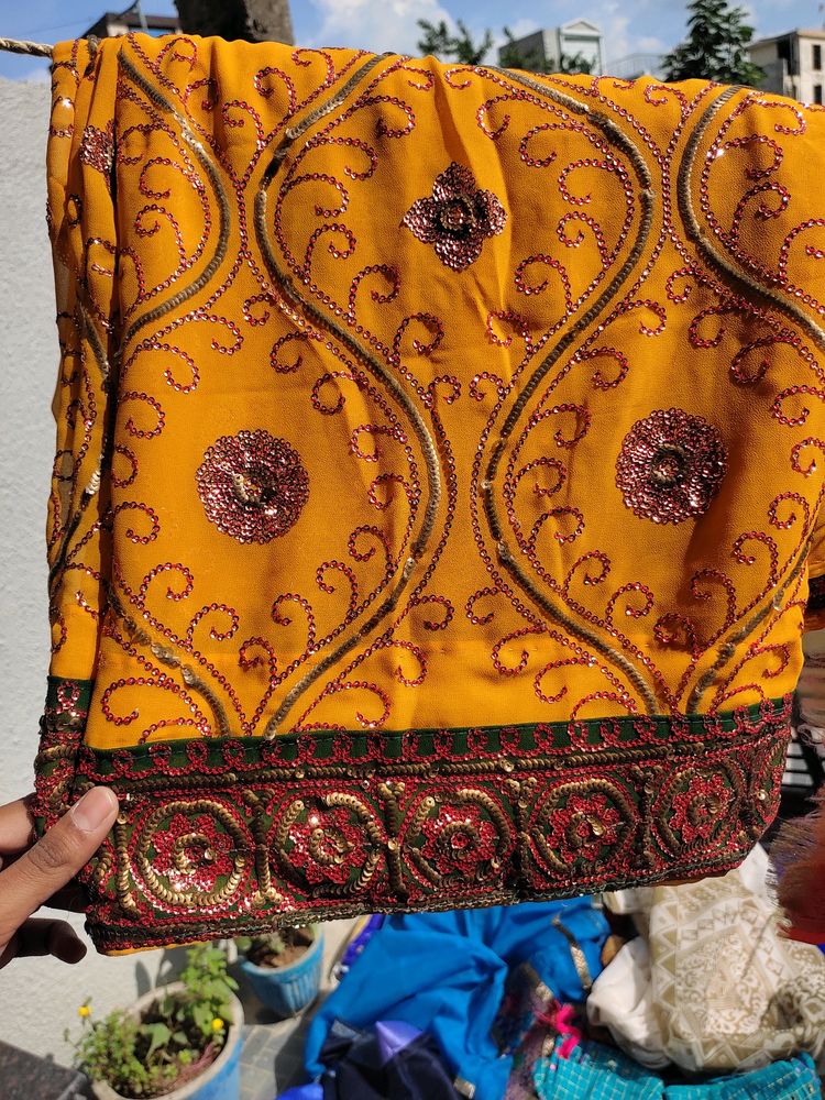 Western Festival Saree