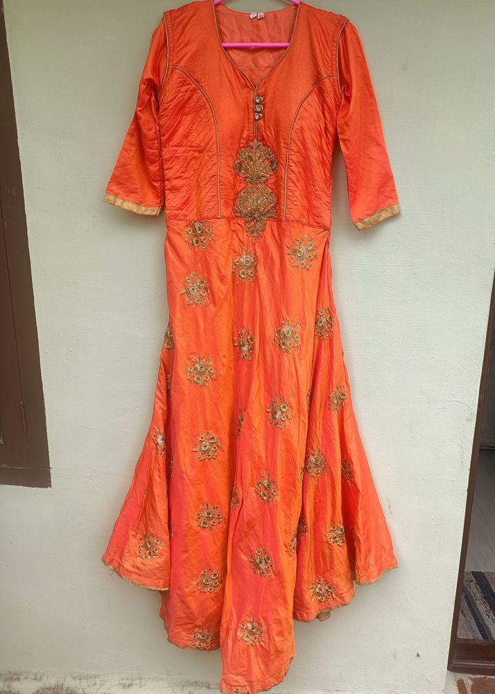 Bright Orange Gown 😻