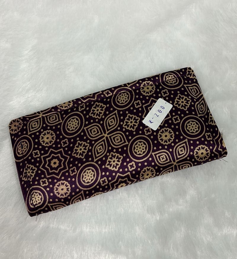 Hand Wallet Purple Colour