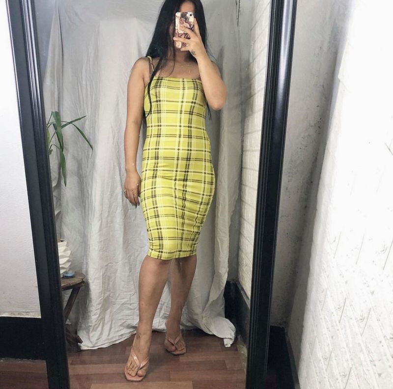 Shein Gingham Dress