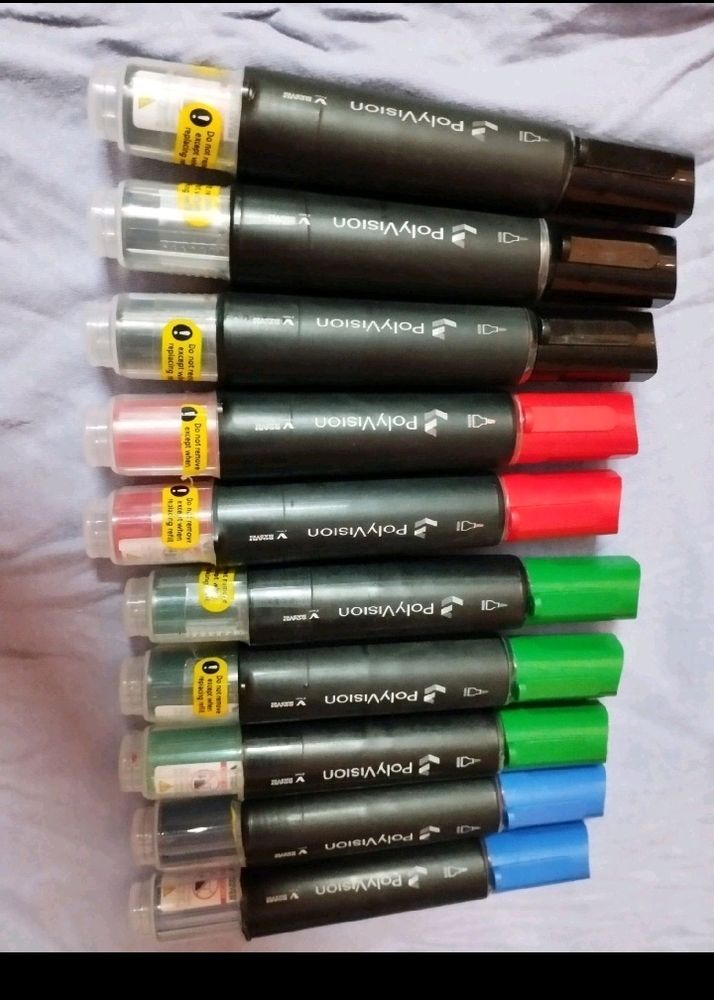 8 Markers And 20 Pencils