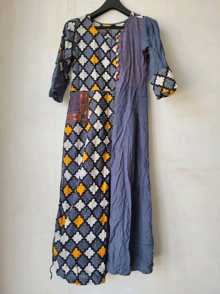 Rayon Full Length Gown