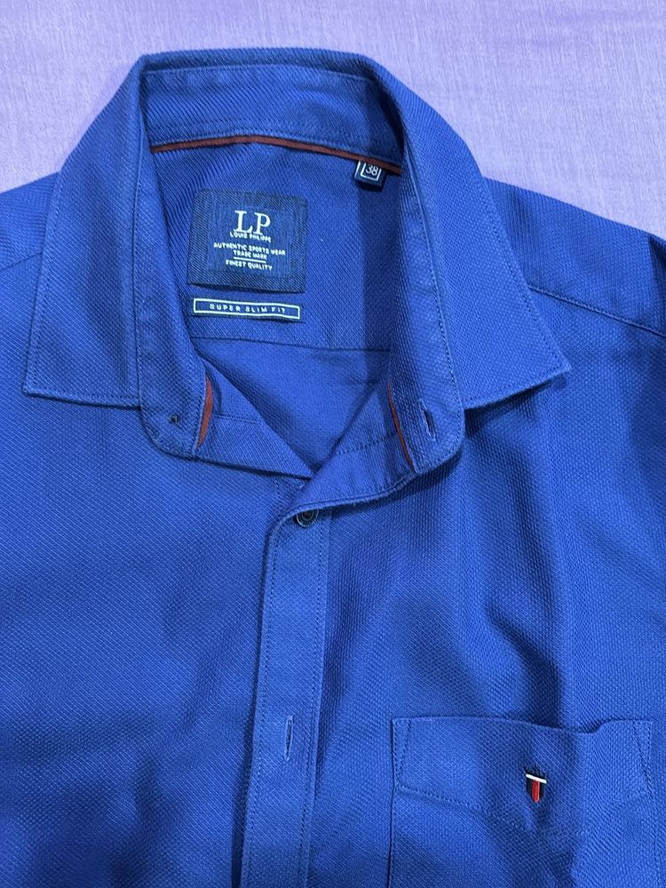 Louis Philippe Blue Shirt Formal