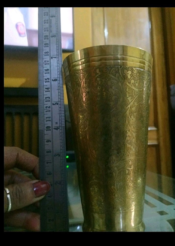 Brass Lassi Glass