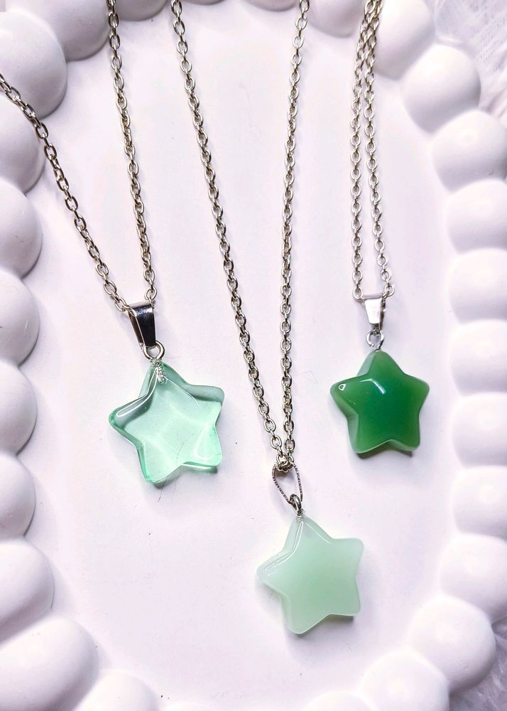 Star Necklace Set Of Two