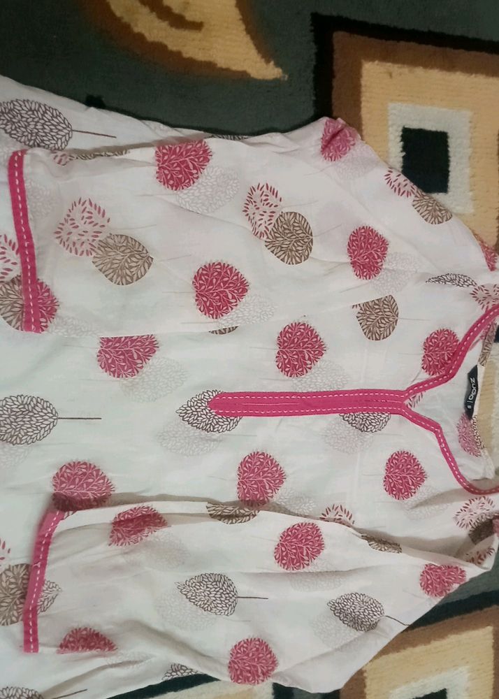 Pink Zudio Kurti