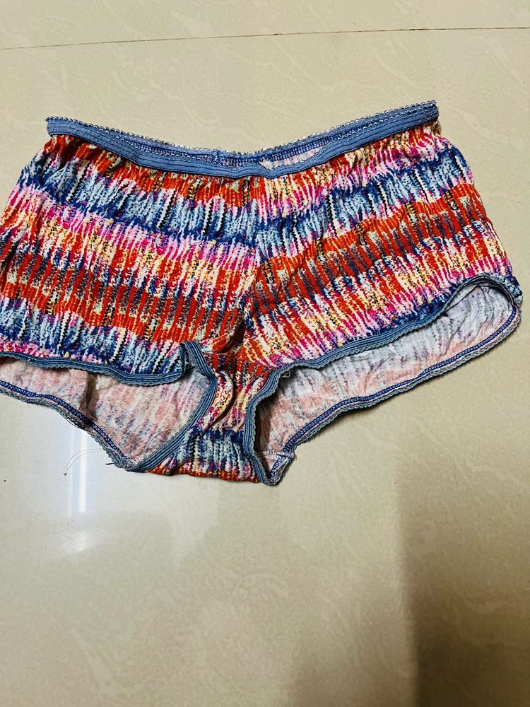 Women Boyshort Multi Coloured Panty