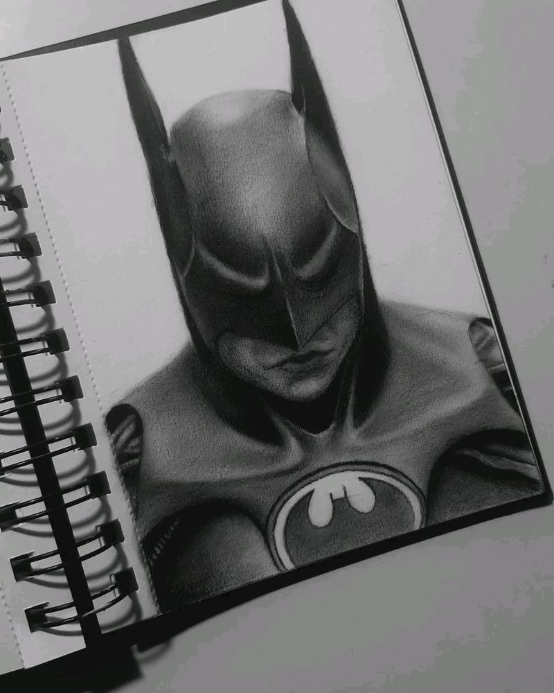 Batman Small Handmade Sketch.