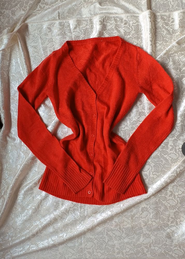 Coral Cardigan