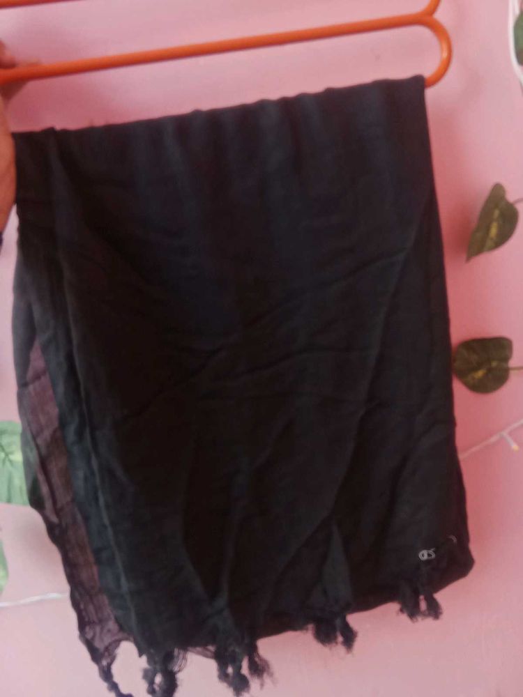 Black Plain Stole