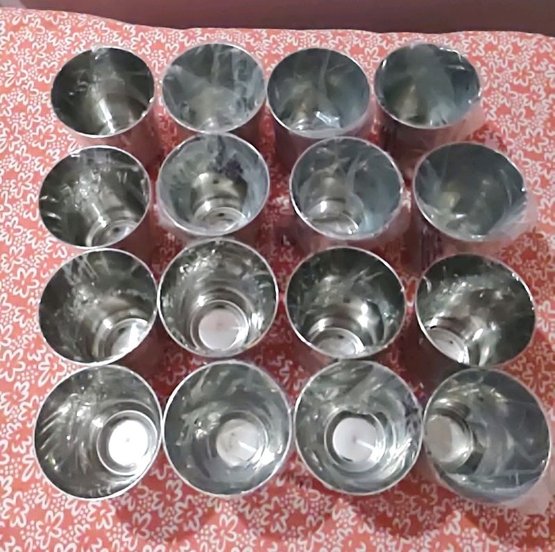 16 Stainless Steel Tumblers