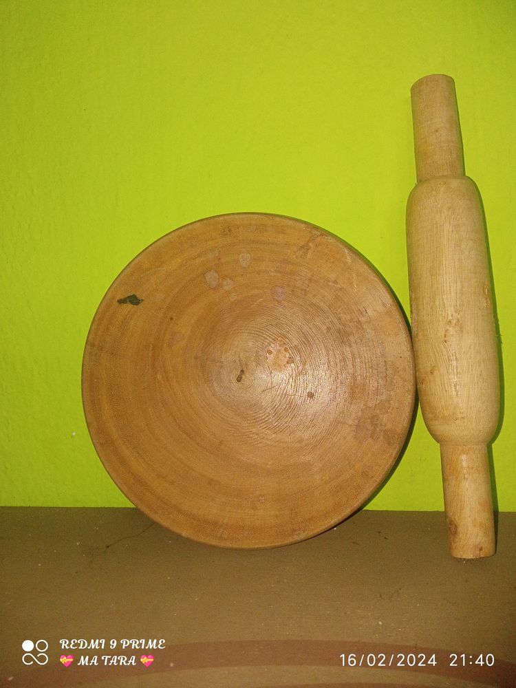 Small Wooden Chakla Belan