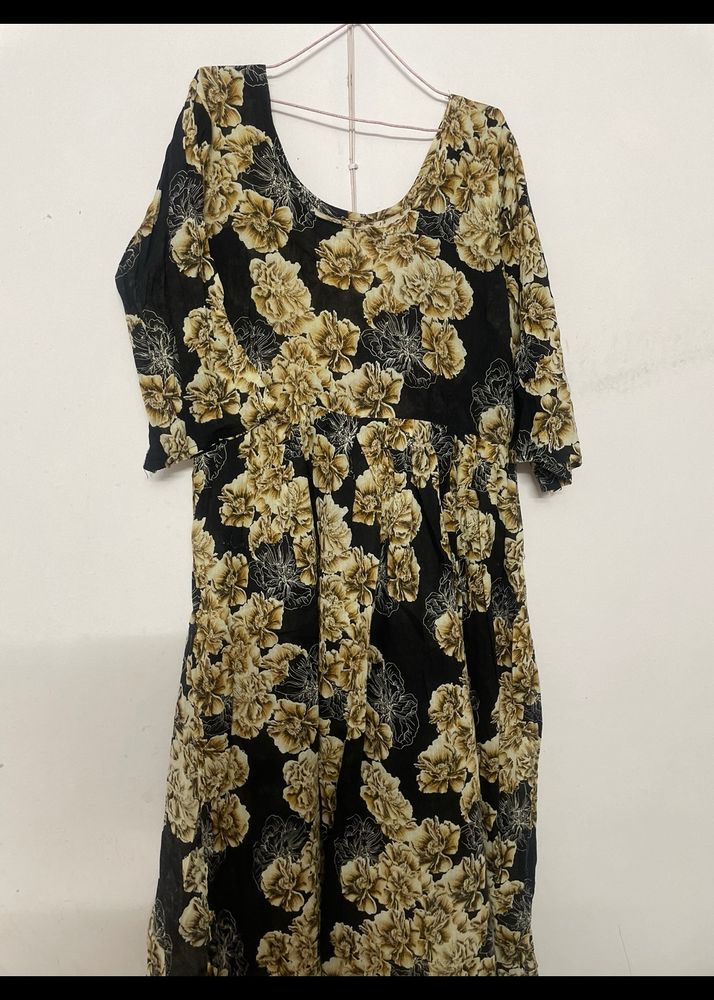 Printed Cotton Gown