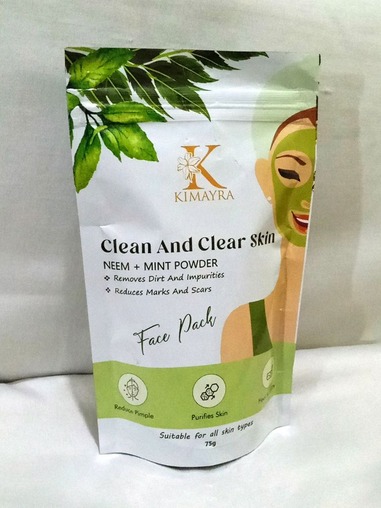 Neem + Mint Powder Clean & Clear Skin Face Pack