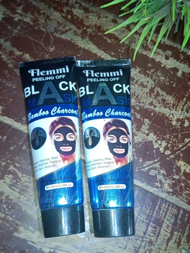 Flemmi Peeling Off Black Mask Bamboo Charcoal