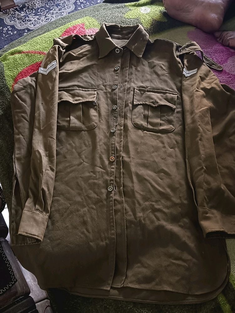 Police Vardi Shirt Khaki Colour