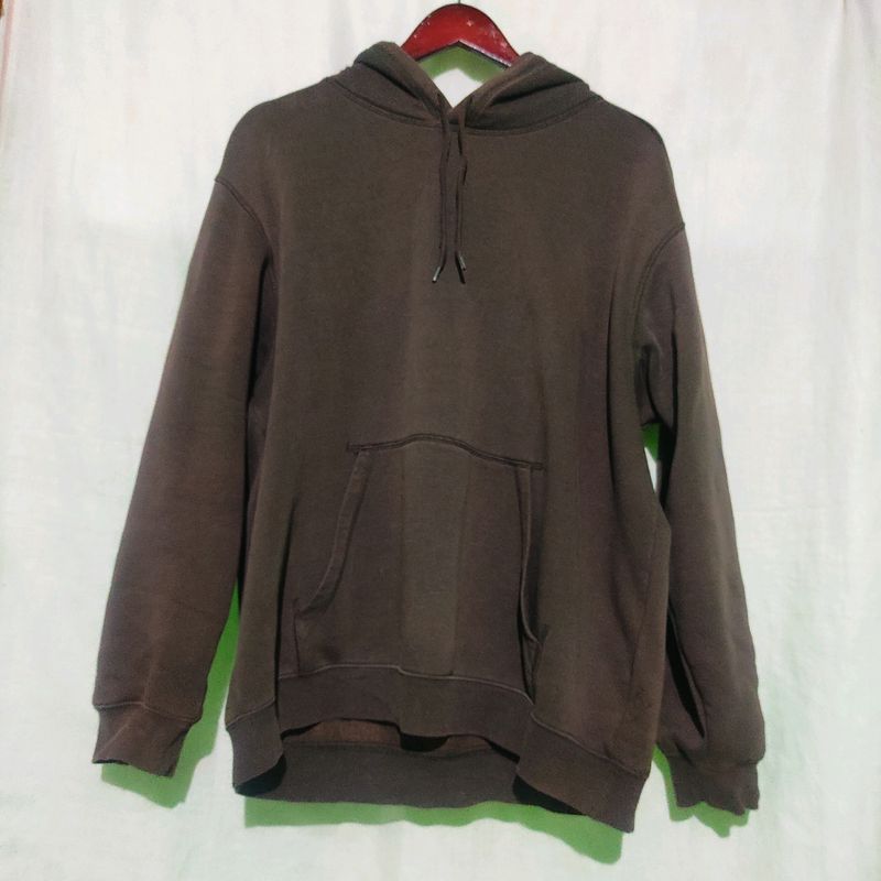 H&M Brown Oversized Hoodie