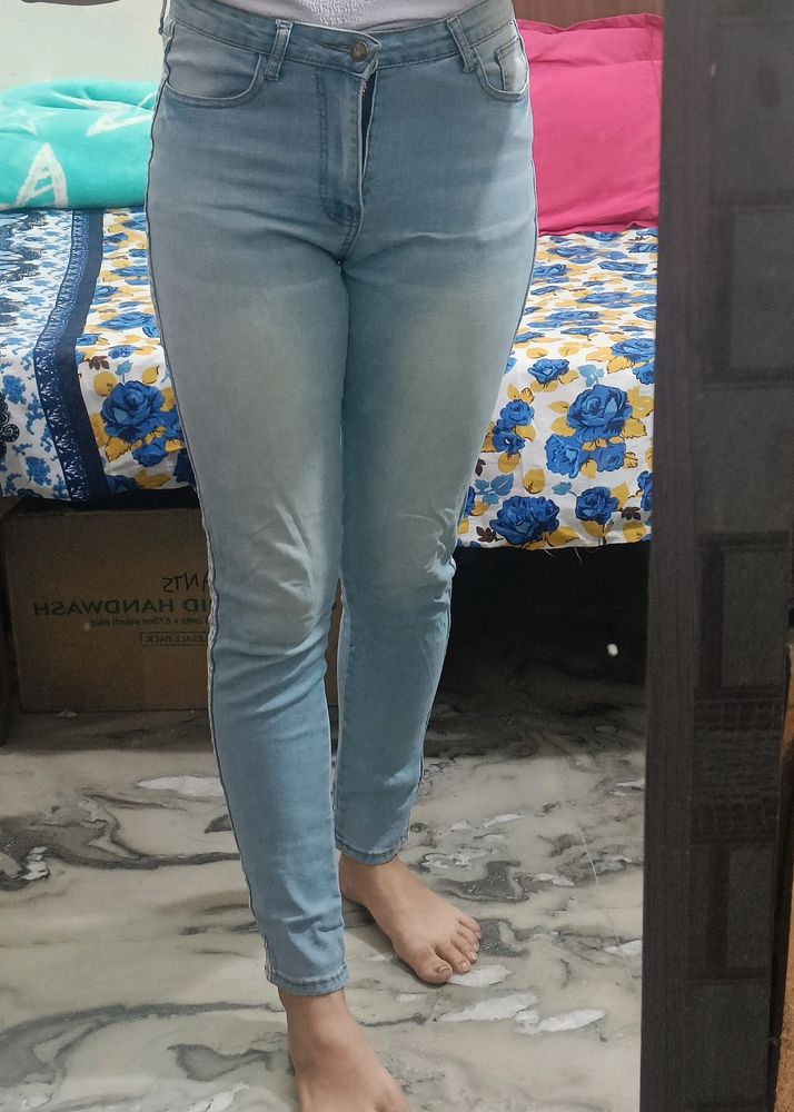 Light Blue Shein Jeans