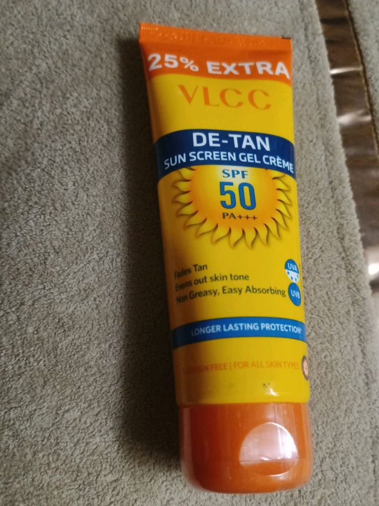 VLCC DE-TAN SUN SCREEN GEL CREME