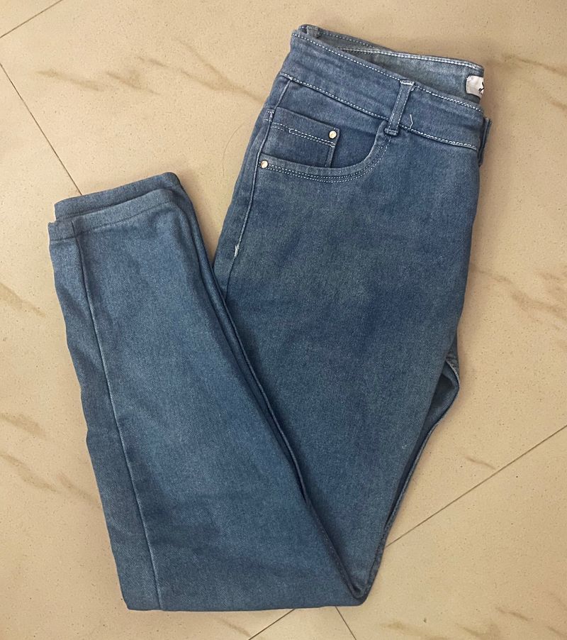 Wavelength Blue High Waist Jeans