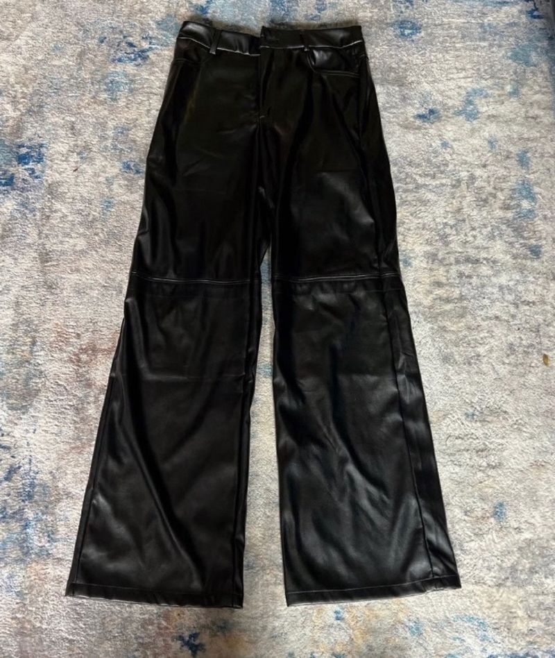 Zara Leather Trousers