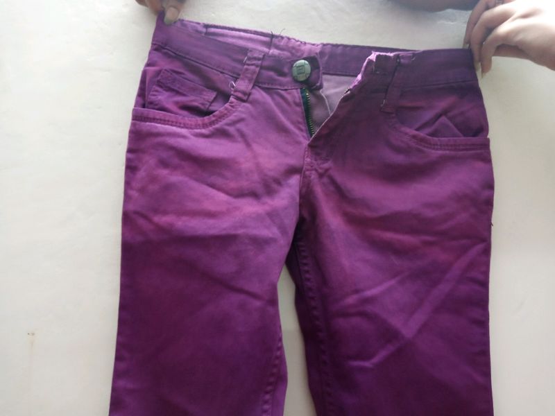 Purple Skinny Jeans