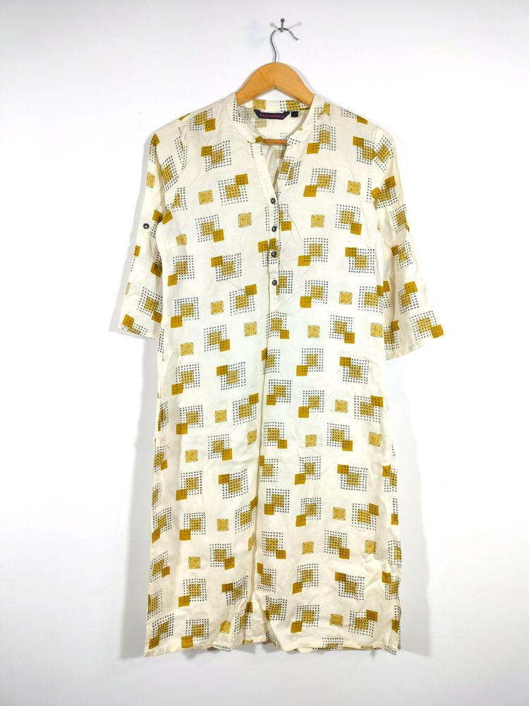 Off White With Printed Kurtas (Women's)