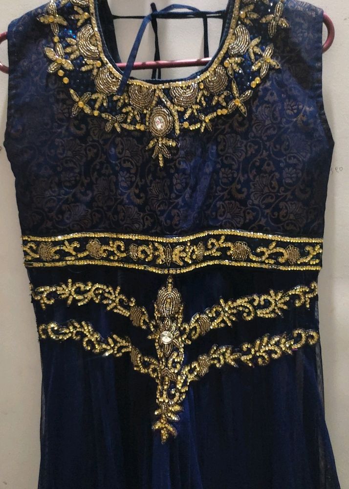 BLUE ANARKALI SUIT