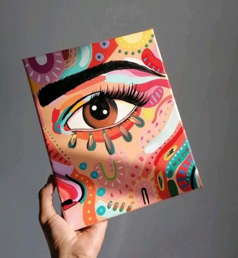 Brown Eye Painting