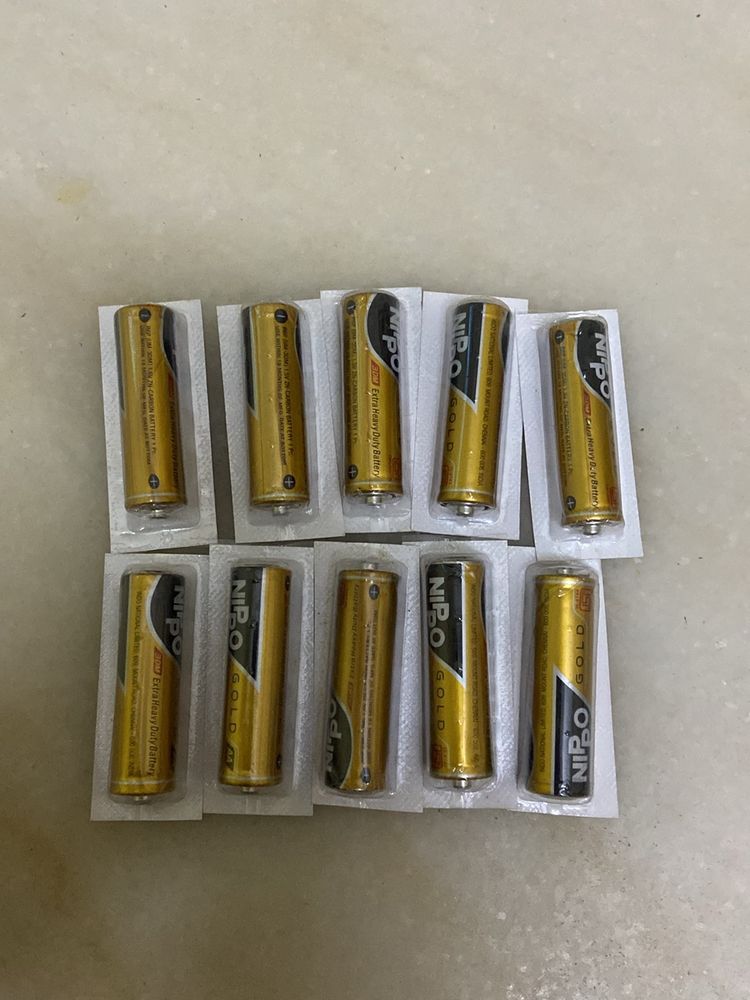 NIPPO 2AA GOLD BATTERIES