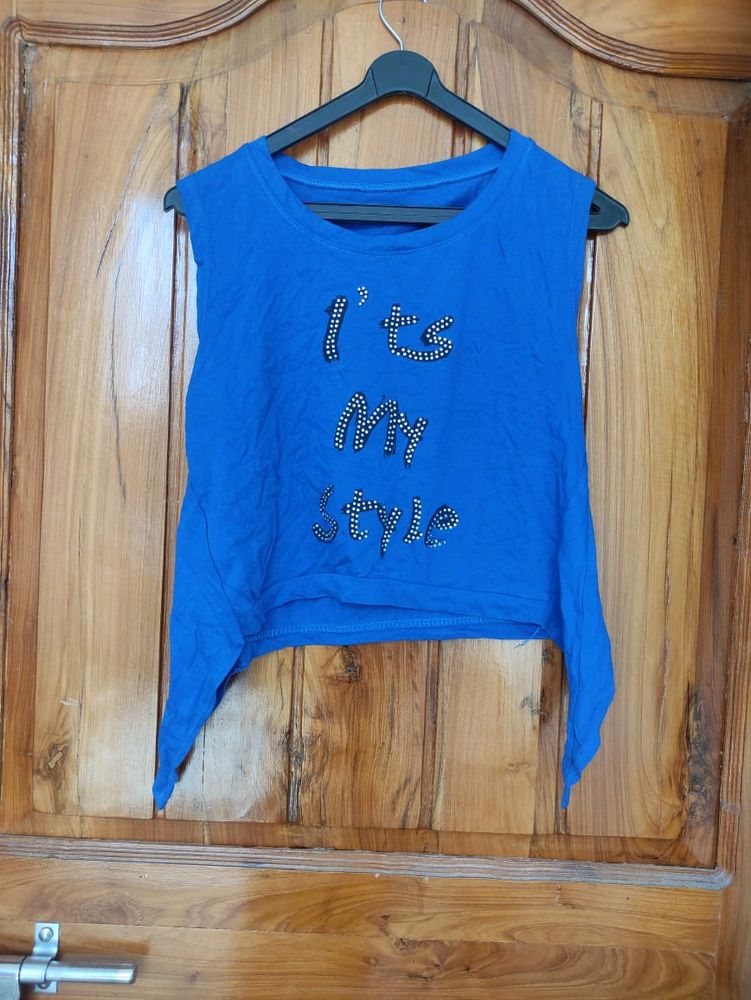 Blue & Green Top(2)For Womens